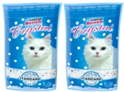 Benek Crystal Silikonowy Żwirek Dla Kota 2x7,6l