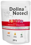 Dolina Noteci Pies 300g Junior Serca Wołowina karma dla psa