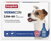 Beaphar Vermicon Dog "S" 3 szt 1,5 ml
