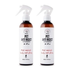 Pets Spray Przeciw Pchłom i Kleszczom dla Psa Kota 2x250ml