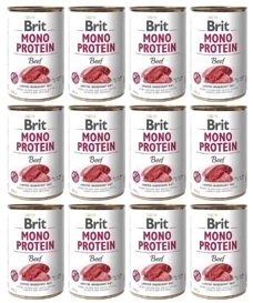 Brit Karma Monoproteinowa dla Psa Wołowina 12x400g
