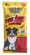 TUF TUF Przysmak Dla Psa Żelki Paski Z Wołowiną 6szt
