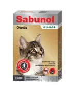 Sabunol Obroża Przeciw Pchłom dla Kota Odblaskowa 35cm