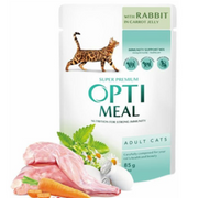 Optimeal Kot Saszetka 85g Królik Marchewkowa Galareta