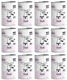 Paka Zwierzaka PEPE Mokra Karma dla Psa Kaczka 12x400g