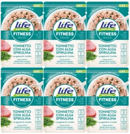 Life Cat Fitness Karma Dla Kota Tuńczyk Spirulina 6x70g