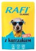 Rafi Mokra Karma Dla Psa Kurczak Saszetka 400g