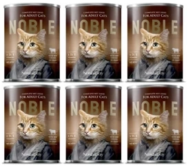 NOBLE Mokra Karma dla Kota Wołowina w Sosie 6x415g