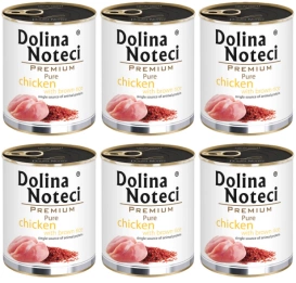 Dolina Noteci Pure Karma dla Psa Kurczak Mono 6x800g