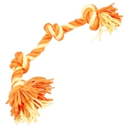 Duvo+ Zabawka dla Psa Sznur Pomarańczowy 4 Węzły 74cm