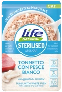 Life Cat Sterilised Karma Dla Kota Tuńczyk Biała Ryba 70g