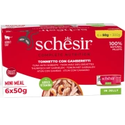 Schesir in Jelly Karma Dla Kota Tuńczyk Krewetki Box 6x50g