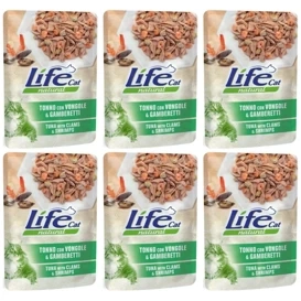 Life Cat Mokra Karma dla Kota Tuńczyk Krewetki 6x70g