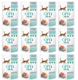 Optimeal Karma dla Kota Sterylizowanego Łosoś 12x85g