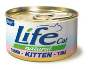 Life Cat Kitten Tuńczyk Karma dla Kota Juniora 85g