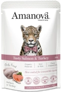 Amanova Tasty Karma dla Kota Łosoś Indyk 85g