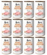 Brit Karma Monoproteinowa dla Psa Indyk Puszka 12x400g