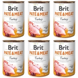 Brit Mokra Karma Dla Psa Indyk 6x400g