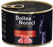 Dolina Noteci Premium Kot Bogata w cielęcinę puszka 185g