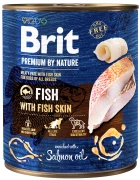 Brit Premium By Nature Puszka 800g Fish Fish Skin, Salmon Oil, karma dla psa