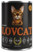 Lovcat Karma Dla Kota Pure Indyk 400g