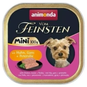 Animonda vom Feinsten Karma Dla Psa Mini Kurczak Gęś 100g
