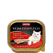 Animonda Kot 100g V.Feinsten Wołowina, Pierś Kurczaka W Ziołach Tacka