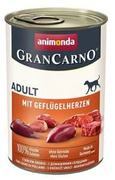 Animonda GranCarno Adult Geflugelherzen Drobiowe serca puszka 400g