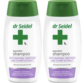 Dr Seidel Proteinowy Szampon dla Kota Kocimiętka 2x220ml