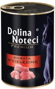 Dolina Noteci Premium Kot Bogata w cielęcinę puszka 400g