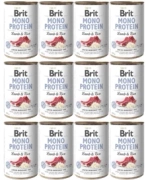Brit Karma Monoproteinowa dla Psa Jagnięcina Ryż 12x400g