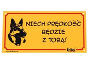 Dingo Tabliczka Niech Prędkość Będzie z Tobą
