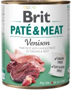 Brit Pate Meat Karma Dla Psa Dziczyzna 800g