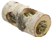 Pinokio Zabawka Dla Gryzoni Gryzak Brzozowy Z Siankiem 10cm