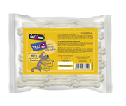 Kość Prasowana Biała 10cm, 20 szt, 600g