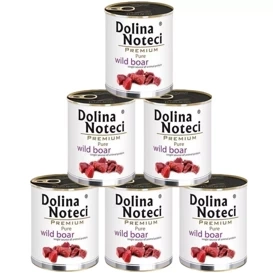Dolina Noteci Pure Karma Monoproteinowa dla Psa Dzik 6x800g