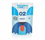 Natural Code Pies Saszetka 100g 02 Wołowina, karma dla psa