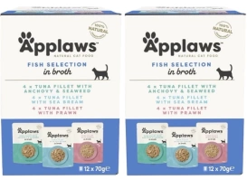 Applaws Mokra Karma Dla Kota Fish Multi Pack 24x70g