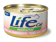 Life Cat Puszka 85g Tuńczyk Krewetki Karma dla Kota