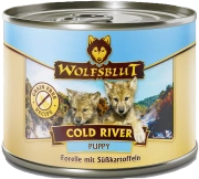 Wolfsblut Puppy Cold River Mokra Karma dla Szczeniąt Pstrąg 200g