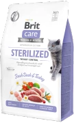 Brit Care Cat Grain Free Sterilized Weight Control 2kg