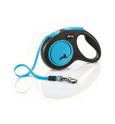 Flexi New Neon Smycz Dla Psa Taśma M 5M/25kg Niebieska