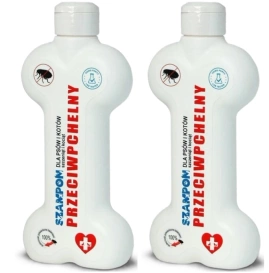Pchełka Szampon Dla Psa Kota Przeciw Pchłom 2x200ml