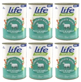Life Dog Mokra Karma Dla Psa Jagnięcina Ryż 6x400g