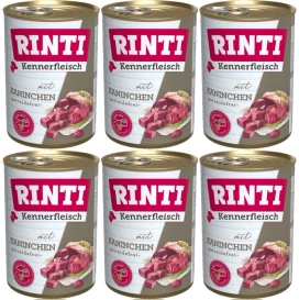 Rinti Kennerfleisch Karma Dla Psa Królik 6x400g