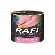 Rafi Pies Puszka 800g Indyk, Borówka, Żurawina, karma dla psa