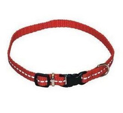 Chaba Obroża Odblaskowa dla Psa Regulowana 1/30cm Czerwona