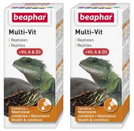 Beaphar Witaminy dla Żółwi Multi-Vit Turtle 2x20ml