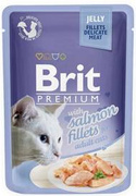 Brit Kot Saszetka 85g Prem. Żel Salmon Fille