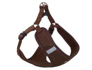 Nobby Mesh Reflect Szelki S Brązowe 41-46cm